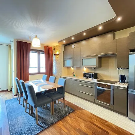 Superior Pulawska, 4 Rooms, 3 Bedrooms, Metro! Recepcion24h! 公寓 华沙